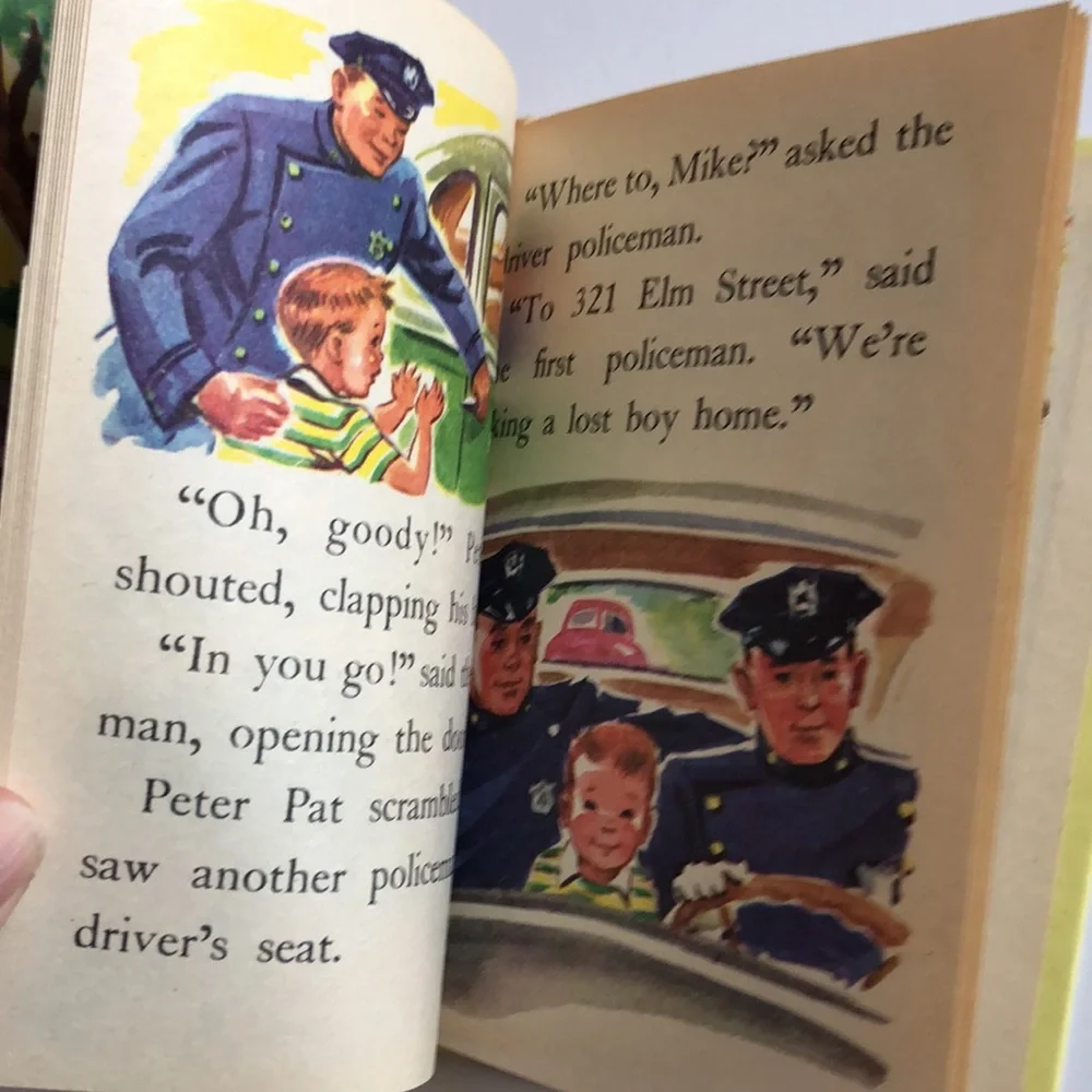 ELF BOOKS Rand McNally Junior Elf Books retro childrens books Vintage